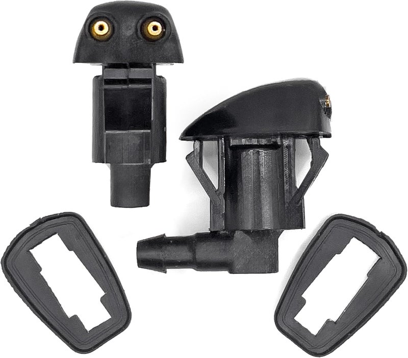 Click&Fit Windshield Washer Nozzles compatible with Toyota Tacoma 2005-2015, Tundra 2000-2006, Highlander 04-07, 4Runner 05-09, Corolla 03-08 – Wiper water spray jets replaces 8538144010, 2-pack - Image 1